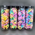Rubber Hair Ties Manufacturer - 2025 Hot Selling Children's Cute Candy Color Small Mini Set Soft for Women Children Girls