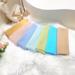 Chiffon Scarf Manufacturer - Women's Solid Color Bubble Versatile Bag Headscarf Malaysian