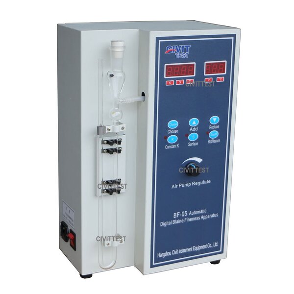 Cement Blaine Fineness Tester Manufacturer - Digital Automatic Air Permeability Apparatus Specific Surface Area test