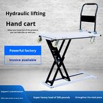 Portable Hydraulic Lift Truck Manufacturer - JIALITE New Car Household Hand Truck Scissor Lift Flatbed Truck CE