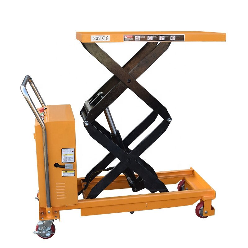 Hand Lift Table Manufacturer - 500KG 905*500MM 1.5M Hydraulic Lifter with Electric Motor Trolley
