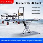 New Electric Crane Cart Manufacturer - Portable Hydraulic Lifting Scissor Mobile Sliding Track Hand Push Flatbed Cart