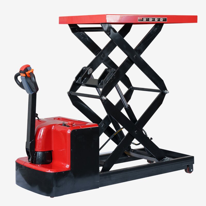 Full Electric Scissor Lift Table Manufacturer - JIALITE 1500kg Heavy Duty Portable for Workshop Loading Dock Vehicle Repair
