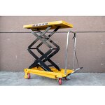 Hand Hydraulic Scissor Lift Table Manufacturer - 350kg Capacity Small Manual Platform
