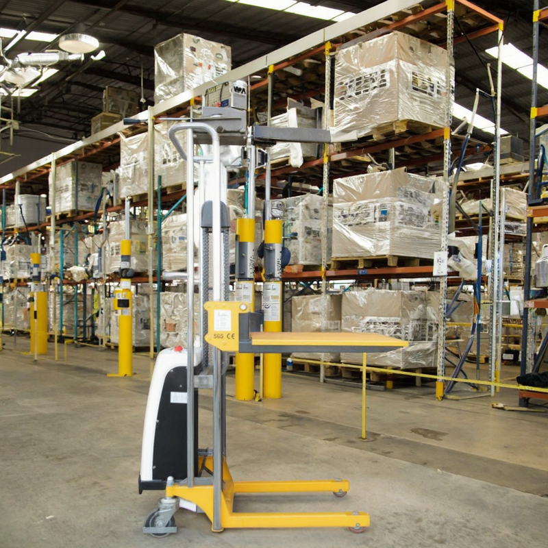 Light-Duty Electric Forklift Stacker Manufacturer - New 400kg 1.7M Platform Chain Sling Pallet Truck for Hotels & Retail