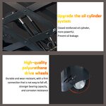 Electric Scissor Lift Manufacturer - Jialite 2000kg Mobile Lifting Platform 1.7m Height Full for Industrial Warehouse