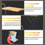 Manual Scissor Platform Manufacturer - 500 KG 1600*800MM 0.9M Hydraulic Manual Handling Table Lifter