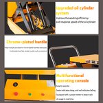 Portable Electric Lift Table Manufacturer - JIALITE 2000KG Capacity 1.7M Lift Height Mobile Semi Electric Scissor