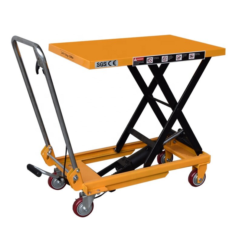 Manual Scissor Lift Table Manufacturer - 150 KG Hydraulic Table Lifter