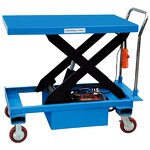 Portable Electric Scissor Lift Table Manufacturer - JIALITE SJY5015 500KG 1.5M 1010x600mm Small Warehouse Handling