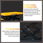 Fully Electric Scissors Lift Manufacturer - Jialite 1.5M Portable Mobile Lift Table 500kg Small Handling Model FET0515