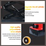 Mobile Scissor Lift Table Manufacturer - JIALITE QDD1017 1000kg 1.7M Height Full Electric Hydraulic for Warehouse