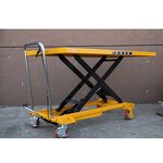 Manual Scissor Table Lift Manufacturer - 500 KG 1600*800MM Hydraulic Table Lifter Large Size Platform