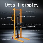 Light Weight Portable Lifting Platform Manufacturer - 400KG 1.7M Manual Stacker Trucks