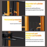 Light Hydraulic Manual Stacker Trucks Manufacturer - New 400KG 0.85M Small Safe Chain Sling Type for Retail Hotel