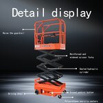 Custom Mobile Electric Aerial Work Lift Table Manufacturer - JIALITE 300KG Capacity 3.9M Hydraulic Scissor Aerial Lift