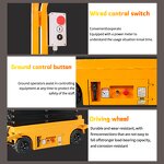 Portable Scissors Lift Manufacturer - JIALITE 4M Mobile Aerial Work Platform Truck Hydraulic Electric Lift Table