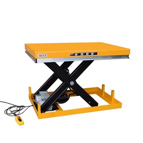 Electric Lift Platform Manufacturer - HW2001 2T 1300*850MM 1M Stationary Remote Control Fixed Foldable 380V New Chain