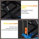 Portable Electric Scissor Lift Table Manufacturer - JIALITE SJY5015 500KG 1.5M 1010x600mm Small Warehouse Handling