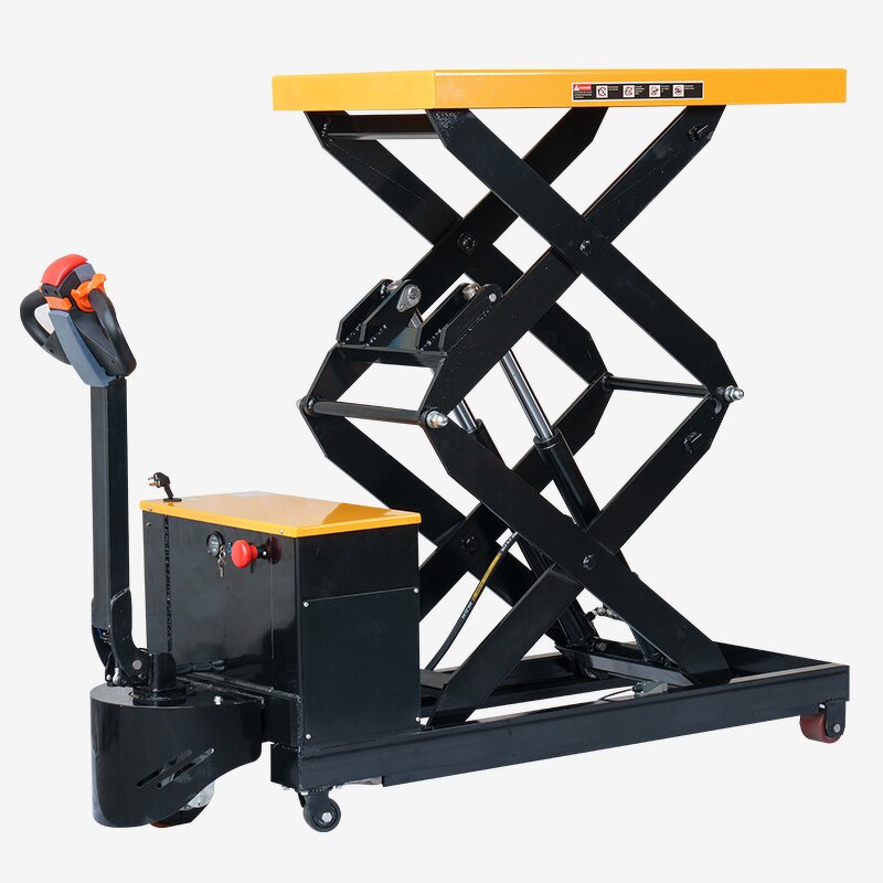 Electric Scissor Lift Manufacturer - Jialite 2000kg Mobile Lifting Platform 1.7m Height Full for Industrial Warehouse