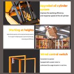 Portable Electric Scissor Lift Table Manufacturer - JIALITE Compact 2M Lifting Height 500KG Mobile Aerial Platform