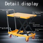 Hydraulic Scissor Platform Manufacturer - 1000 KG Capacity Manual Lift Tables for Retail & Hotel Industries