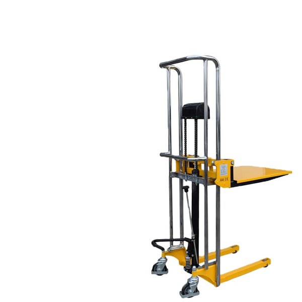 Light Hydraulic Manual Stacker Trucks Manufacturer - New 400KG 0.85M Small Safe Chain Sling Type for Retail Hotel