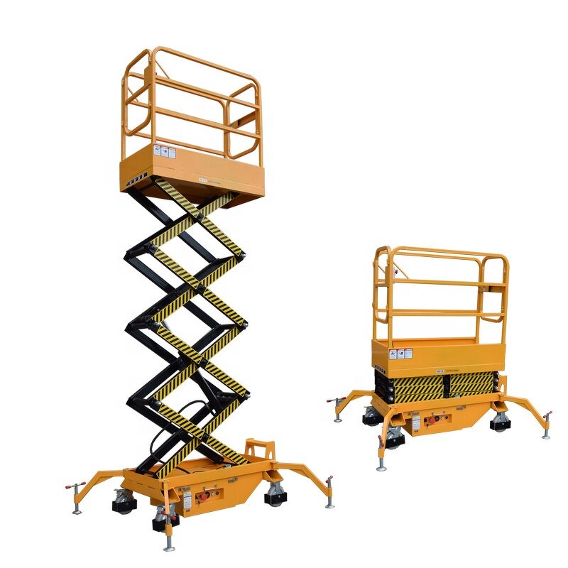 Portable Electric Scissor Lift Manufacturer - New 300 KG 4M Hydraulic Aerial Work Platform Remote Control