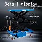Portable Electric Scissor Lift Table Manufacturer - JIALITE SJY5015 500KG 1.5M 1010x600mm Small Warehouse Handling