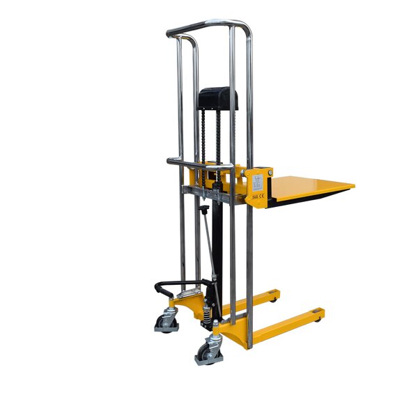 Light Weight Portable Lifting Platform Manufacturer - 400KG 1.3M Material Handling Equipment Manual Stacker Trucks
