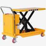 Portable Electric Hydraulic Lifting Platform Manufacturer - JIALITE 2000KG 1.7M Mobile Scissors Lift Semi Electric