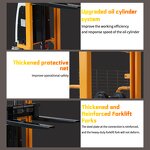 Outdoor Electric Forklift Platform Stacker Manufacturer - JIALITE EPJ5170 500kg 1.7M Industrial Chain Sling Type