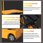 Electric Scissors Lift Platform Truck Manufacturer - JIALITE EPT400 400KG 0.9M Fully Electric Portable Cargo Lifting