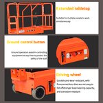 Custom Mobile Electric Aerial Work Lift Table Manufacturer - JIALITE 300KG Capacity 3.9M Hydraulic Scissor Aerial Lift