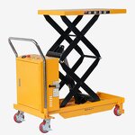 Portable Electric Hydraulic Lifting Platform Manufacturer - JIALITE 2000KG 1.7M Mobile Scissors Lift Semi Electric