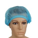 Disposable Hair Net Manufacturer - Wholesale Food Factory Head Cover Elastic Non Woven Clip Cap Mob Cap