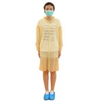 Disposable Lab Coat Manufacturer - Wholesale Hospital Nursing Uniform Coat White PP Non Woven