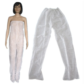 Disposable Work Trousers Manufacturer - PP Non Woven Closed Wrap Long Pants for Medical Beauty Center