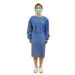 Disposable Isolation Gown Manufacturer - Non Woven SMS 45gsm 120x140 cm Knit Cuff