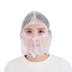 Disposable Astronaut Cap Manufacturer - Non-woven with Elastic Pirate Hat Non Woven PP White Space Hat