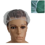 Disposable Clip Cap Manufacturer - High Quality Black Color Non-woven Bouffant Cap Surgical Cap