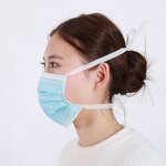 Disposable Surgical Masks Manufacturer - Medical Non-woven Soft Bandage 3ply with Tie Medical Consumable