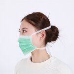 Disposable Surgical Masks Manufacturer - Medical Non-woven Soft Bandage 3ply with Tie Medical Consumable