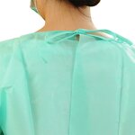 Disposable Medical Isolation Gowns Manufacturer - Nonwoven PP SMS 30gsm 45gsm Hospital Elastic Cuff Surgical Gown