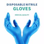 Disposable Nitrile Work Gloves Manufacturer - Black with Anti-Heat Function Powder-Free