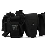 Outdoor Tactical Belt Manufacturer - Custom Luxury Oxford Fabric Heavy Duty Security Buckle Black