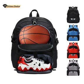 Casual Sports Backpack Manufacturer - Custom LOGO School Pocket Lining Basketball Bag for Men