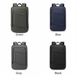 Anti-Theft Backpack Manufacturer - Pu Leather Zipper Travel Laptop Waterproof for Men