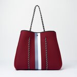 Ladies Perforated Neoprene Tote Bag Manufacturer - In Stock Summer Large Shoulder Beach for Women