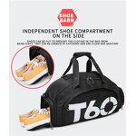 Sport Gym Backpack Manufacturer - Fashion Design Adjustable Waterproof Nylon Luggage Storage Tote Large Travel Duffel